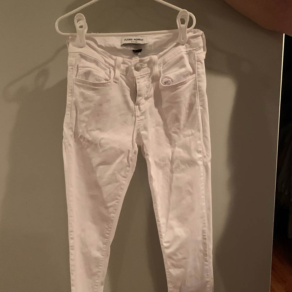 Flying Monkey Size 24 white jeans